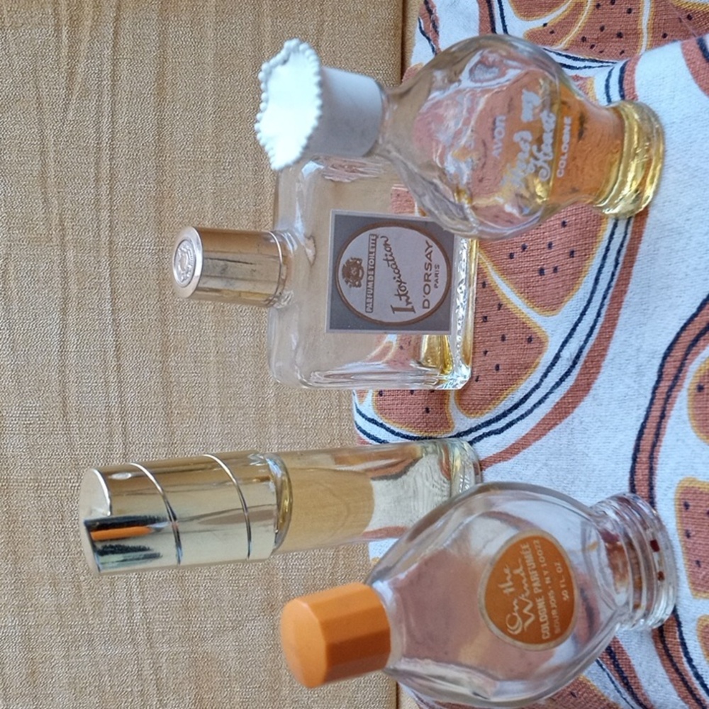 Four Vintage perfume bottles